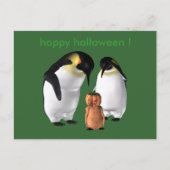 Halloween Penguin Postkarte (Vorderseite)