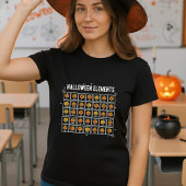 Halloween Periodic Table of Pumpkins Chemistry T-Shirt