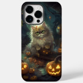 Halloween Persische Katze mit Kürbiskugeln Beängst Case-Mate iPhone Hülle (Rückseite)