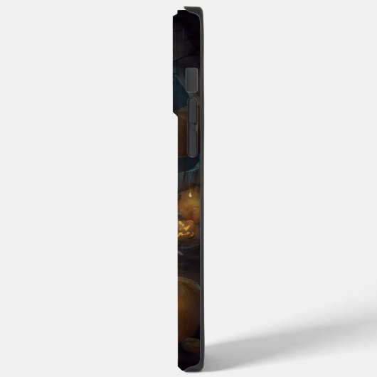 Halloween Persische Katze mit Kürbiskugeln Beängst Case-Mate iPhone Hülle (Rückseite / Links)