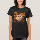 Halloween-personalisierter Lehrer - Retro Pumpkin T-Shirt (Vorderseite)