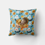 Halloween-Personalisiertes Kissen mit Herz (Rückseite)