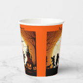 Halloween Personalize Name Kids Party Pappbecher (Links)