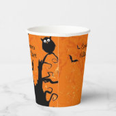 Halloween Personalize Names Spooky Tree Pappbecher (Rechts)