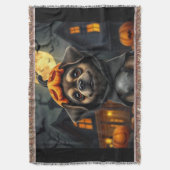 Halloween Pet Blanket 🎃 Gemütliches Fleece Thwirl Decke (Vorderseite Vertikal)