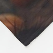 Halloween Pet Portrait Blanket Spooky Fleece Theme (Ecke)