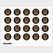 Halloween Peter Pumpkin Eater Runder Aufkleber (Blatt)