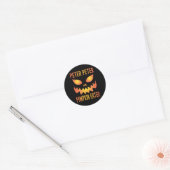 Halloween Peter Pumpkin Eater Runder Aufkleber (Umschlag)