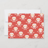 Halloween-Pfeil-Zeichen-uAwg-Antwortkarten Einladung (Rückseite)