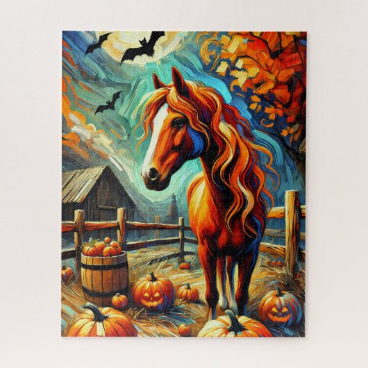 Halloween Pferd 500 Piece Puzzle (Vertikal)