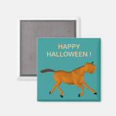 Halloween Pferd Magnet (Vorderseite/Rückseite)
