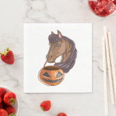Halloween Pferd Serviette (Beispiel)