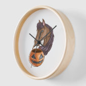 Halloween Pferd Uhr (Winkel)
