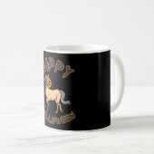 Halloween Pferde Pumpkin Horror Geschenk Idee Kaffeetasse (VorderseiteRechts)
