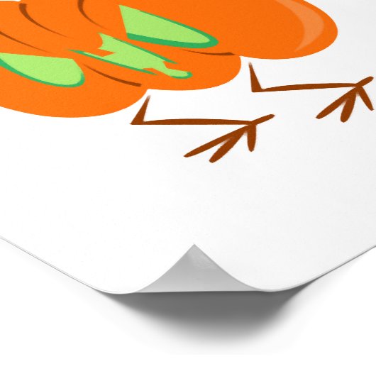 Halloween-Pflanze Poster (Ecke)