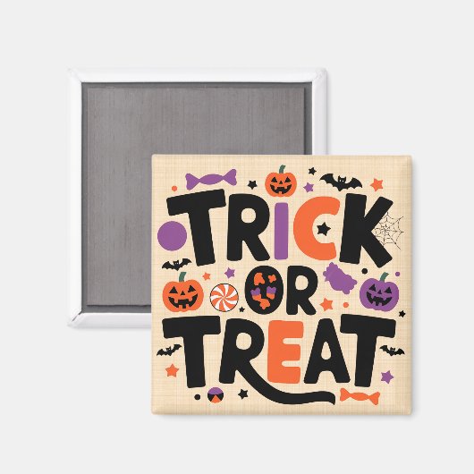 Halloween - Phantomfestivitäten Magnet (Vorderseite/Rückseite)