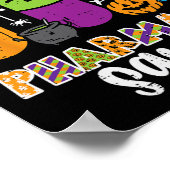 Halloween Pharmacy Squad PIlls Costume Pharmacist Poster (Ecke)