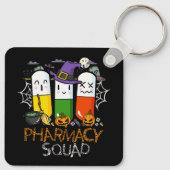 Halloween Pharmacy Squad PIlls Costume Pharmacist Schlüsselanhänger (Rückseite)