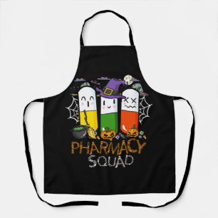 Halloween Pharmacy Squad PIlls Costume Pharmacist Schürze
