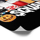 Halloween Pharmacy Squad Pills Shirts Pharmaceutic Poster (Ecke)