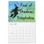 Halloween Phobia-Kalender 2025 Kalender (Mär 2027)