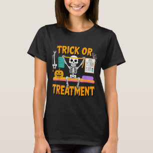 Halloween Physiotherapie Therapeut Pt Süßes oder S T-Shirt