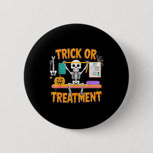 Halloween Physiotherapie Therapeut Pt-Süßigkeiten Button