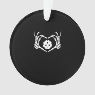 Halloween Pickle Skeleton Herz Hände Ornament