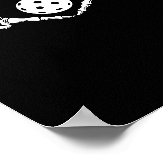 Halloween Pickle Skeleton Herz Hände Poster (Ecke)