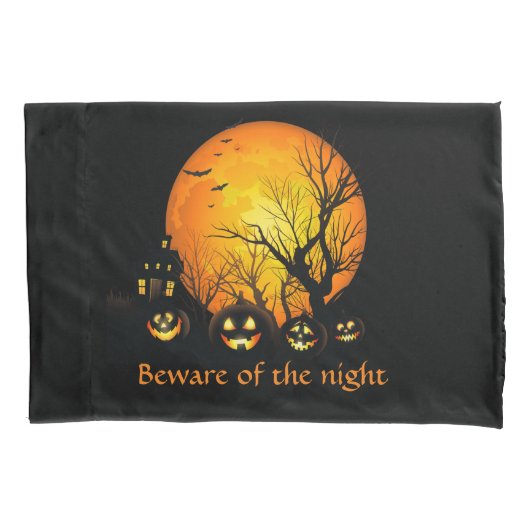 Halloween-Pillowcase-Set Kissenbezug (Vorderseite-Links)