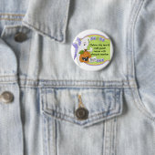 Halloween Pinback Buttons Party Name Button (Beispiel)