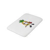 Halloween Pineaple Badematte (Schrägansicht)