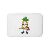 Halloween Pineaple Badematte (Vorderseite)