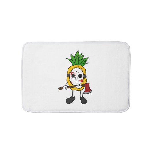 Halloween Pineaple Badematte (Vorderseite)
