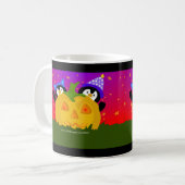 Halloween Pinguine Kaffeetasse (Vorderseite Links)