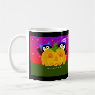 Halloween Pinguine Kaffeetasse