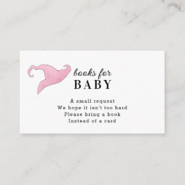 Halloween Pink a Baby ist das Brechen von Büchern  Begleitkarte