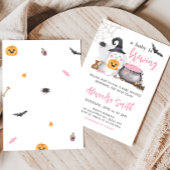 Halloween Pink Baby ist eine Baby-Dusche Einladung