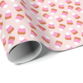 Halloween Pink Candy Corn Geschenkpapier (Rolleneckpunkt)
