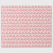 Halloween Pink Candy Corn Pattern Geschenkpapier (Flach)