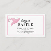 Halloween Pink ein Baby ist das Brechen von Windel Begleitkarte (Vorderseite)