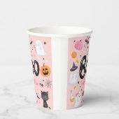 Halloween Pink Ghost Baby Shooting Cup Pappbecher (Rechts)