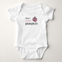 Halloween Pink Little Pumpkin Baby Strampler