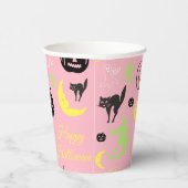 Halloween-Pink Pappbecher (Rechts)