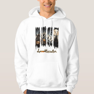 Halloween Pinselstrich 4 Vertikalpaneele Hoodie