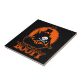 Halloween Pirate Hintern Fliese (Seite)