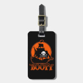 Halloween Pirate Hintern Gepäckanhänger (Vorderseite vertikal)