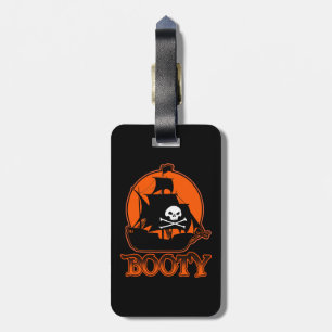 Halloween Pirate Hintern Gepäckanhänger