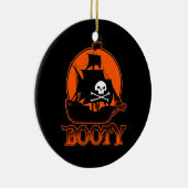 Halloween Pirate Hintern Keramikornament (Rechts)