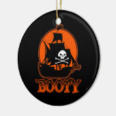 Halloween Pirate Hintern Keramikornament (Links)